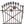 Load image into Gallery viewer, 31 inches of antique wrought iron gate GA21103

