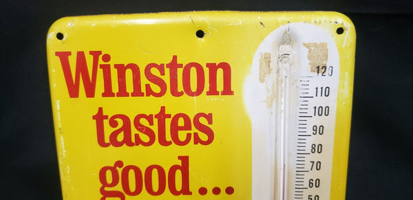 Vintage Winston Tastes Good Metal Wall Thermometer