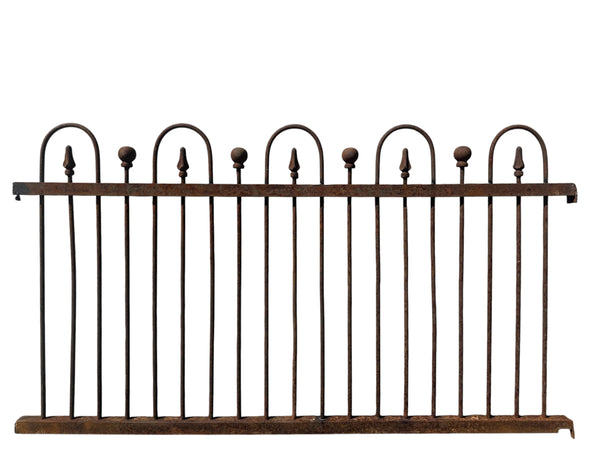 18 Ft of Antique Wrought Iron Hairpin Fencing GA20996