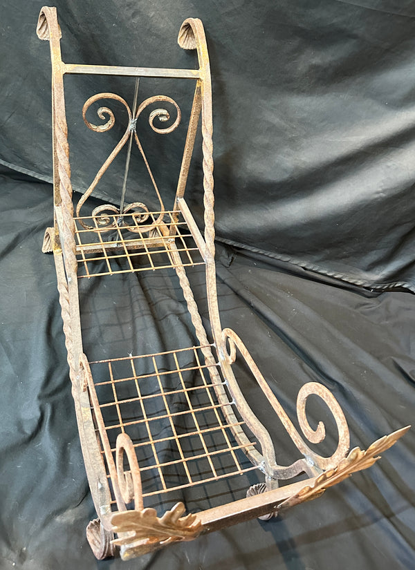 Custom Wrought Iron Decorative Holiday Sleigh GA20453