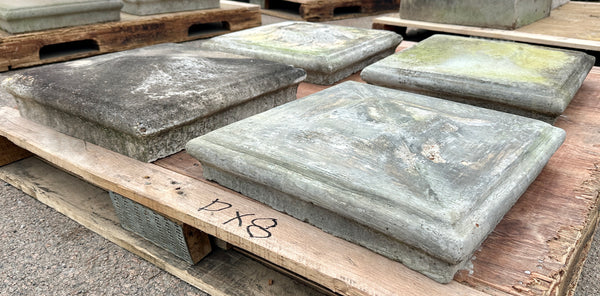 4 Pairs of Concrete Column Tops GA20485