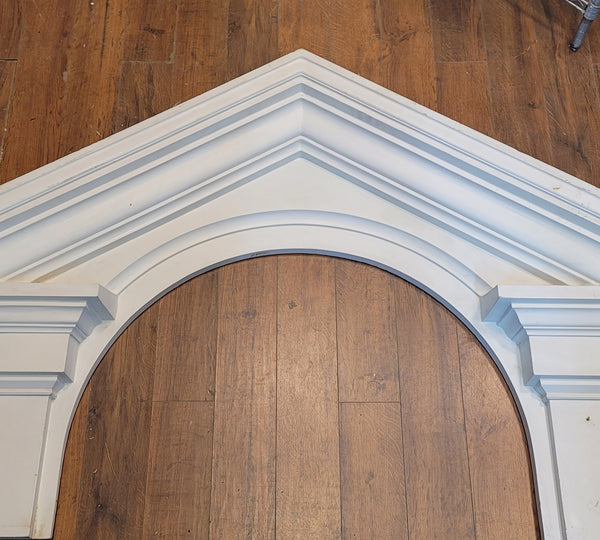 Foam & Resin Arched Door Pediment 69" W x 42" Tx 7" D GS00888