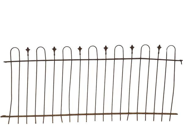 27 Ft Antique Wrought Iron Hairpin Fencing GA20881
