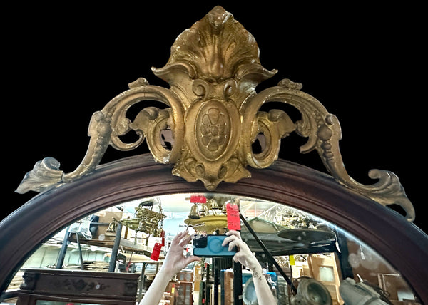 8Ft Victorian Gilt Wood Pier Mirror GA20393