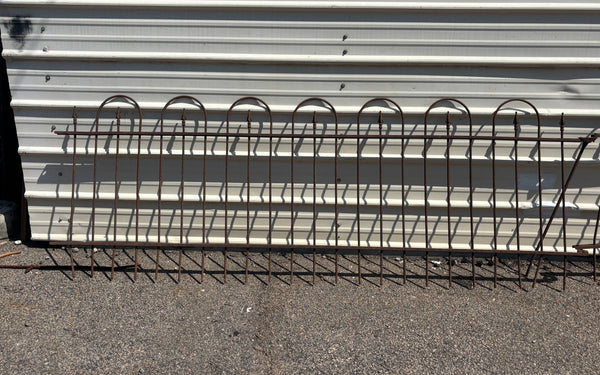 75 Feet of Wrought Iron Hairpin Fencing GA21242