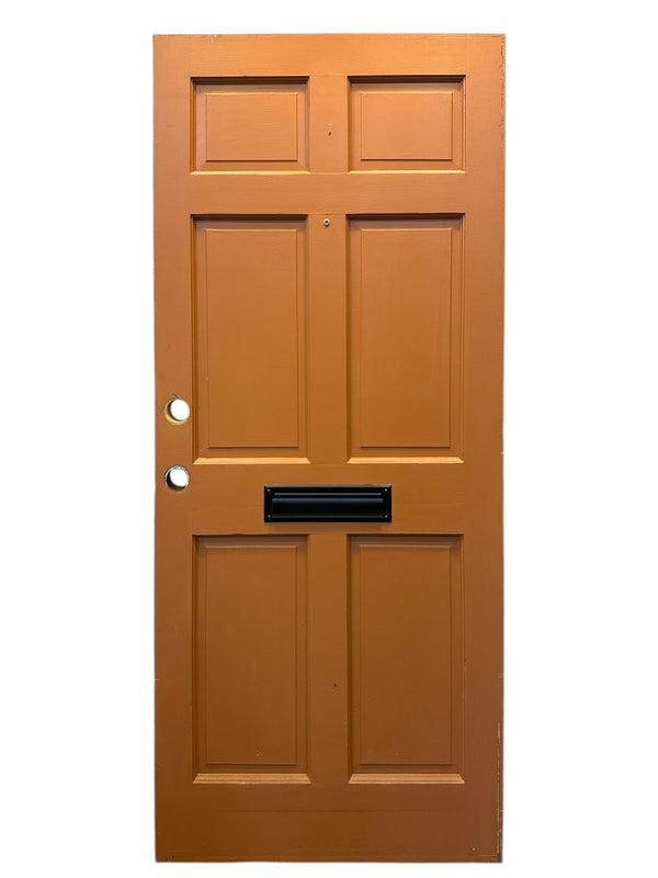 Raised 6-Panel Door w/ Mailbox - 79" x 35" - GA20853