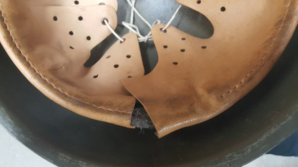 Post WWII Model M63 Russian Steel Helmet With Leather Interior Liner GS01004