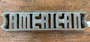 Vintage Cast Iron American Playground Slide Step GA20329