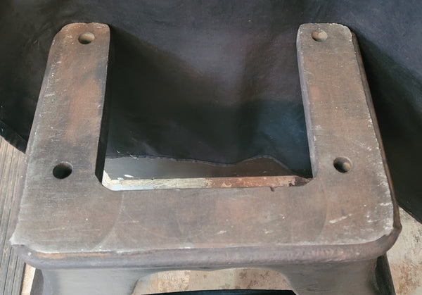 Pair of Cast Iron Factory Tapered Machine Legs 21" T GS00689