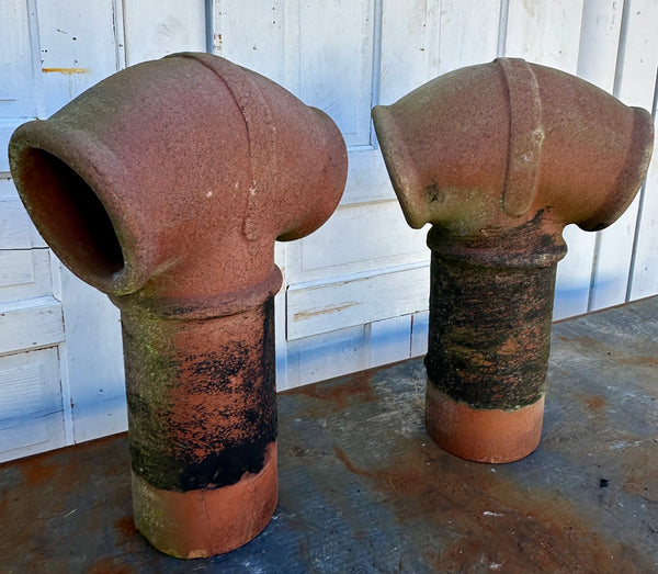 Terracotta Chimney Pots - 2 Available GA20477