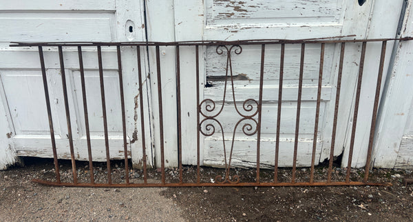 14 Feet of Iron Fence Panels GA21384