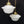 Load image into Gallery viewer, Pair of Restored Brass Pendant Lights w/ White Shades GS01080
