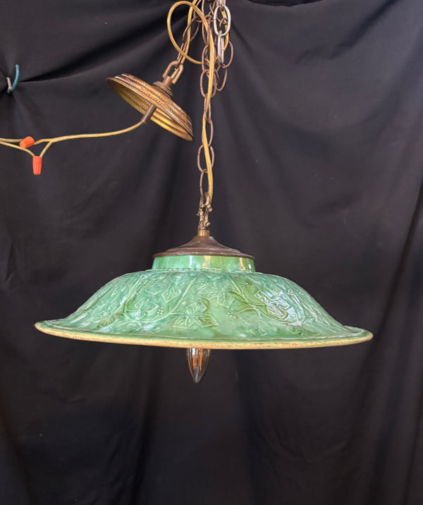 Green Pendant Light Fixture GA21333