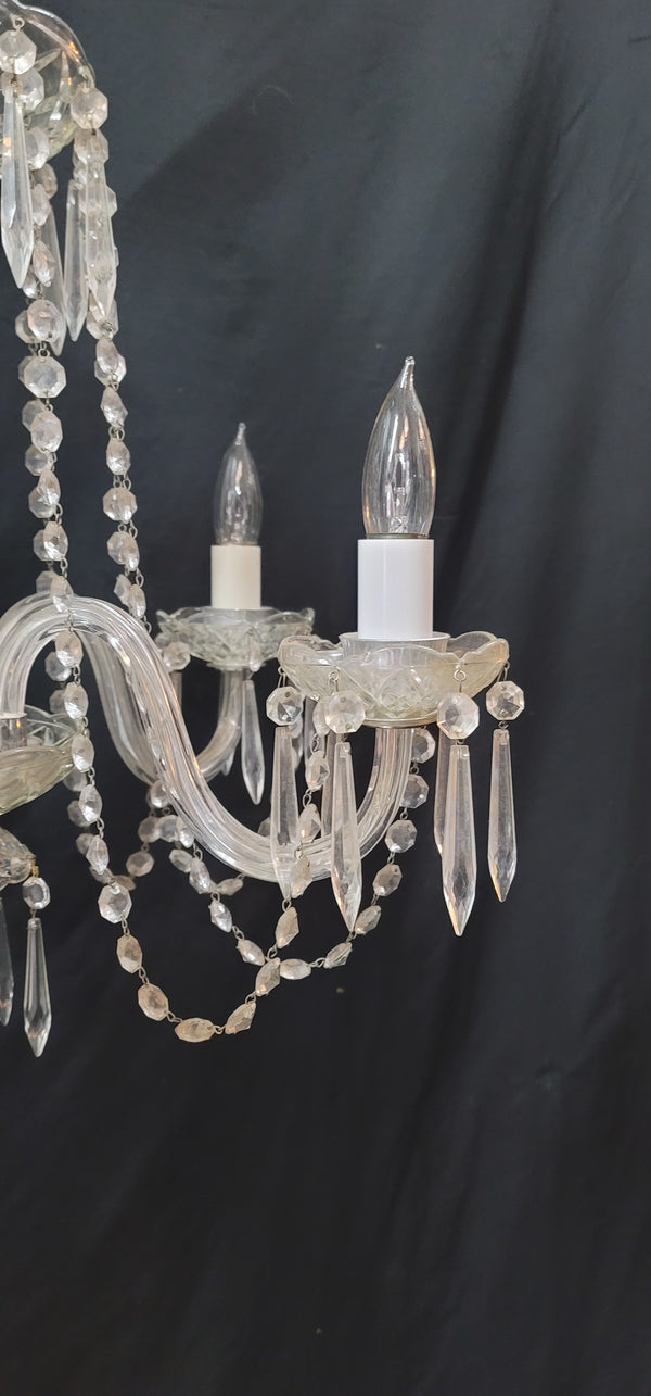 5 Light Crystal Chandelier 18" x 24" GS00594