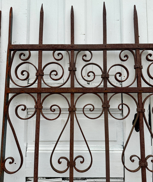 Antique Iron Garden Gate Pair GA20339