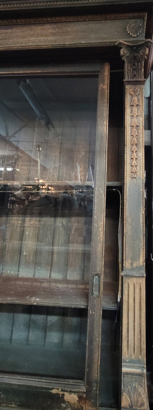 General Store Display Cabinet w/ Huge Storage 17 1/2' Long x 8 1/2' Tall GS00595