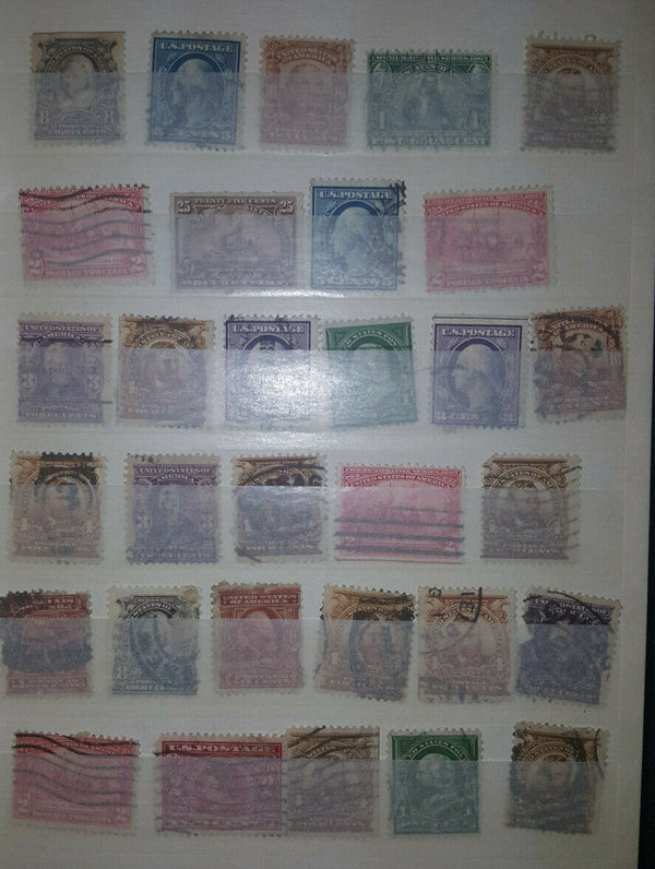 Lot of 312 Vintage Stamps in Collectors Album from GS00694