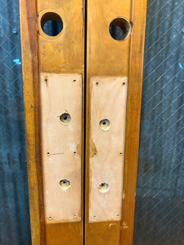 Matching Pair of Lab Doors w/ Diamond Safety Glass GS6097