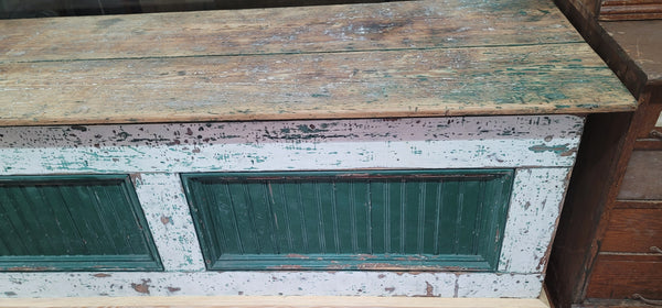 Vintage General Store Low Profile Wooden Counter 84" x 25 3/4" x 31 3/4" GS00841