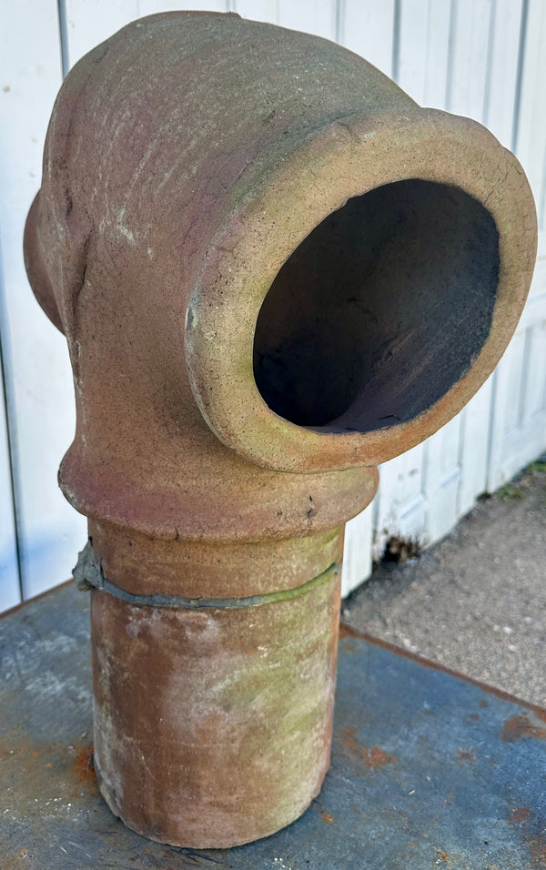 Terracotta Double Pipe Chimney Pot GA20475
