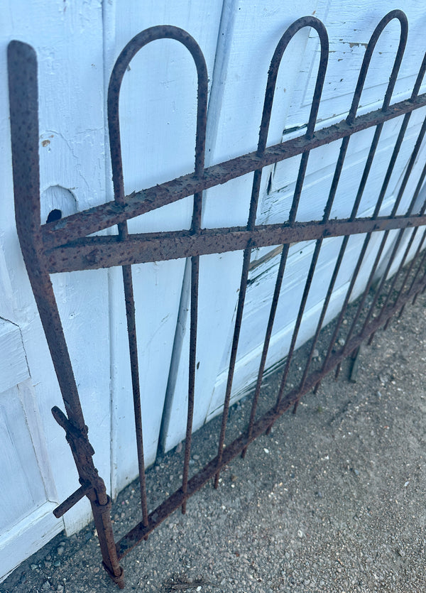 68 Ft Long Antique Iron Hairpin Fencing Set w/ Gate Section GA20511