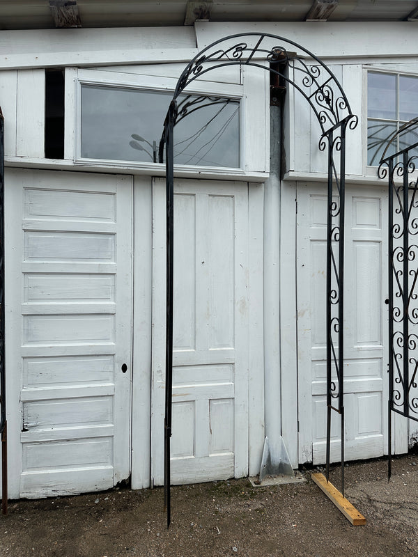 8 Foot+ Ornate Wrought Iron Arbor GS6057