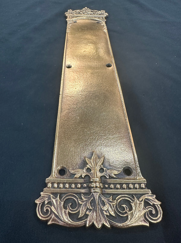 Antique Red Brass Push Plate GA20292