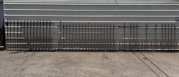 21 Feet of Wrought Iron Fencing GA21249