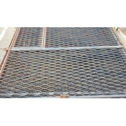 Iron Diamond Grid Fencing Panels (Lot of 9) #GA4237