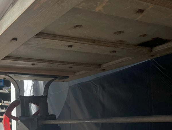 Custom Made Industrial Beach Mfg. Adjustable Crank Table 78 1/2" x 33" GS00835