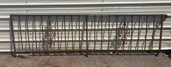 9 Foot Iron Fence Panel GA21312