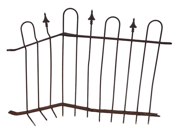 4 Ft of Antique Wrought Iron Hairpin Fencing GA21135