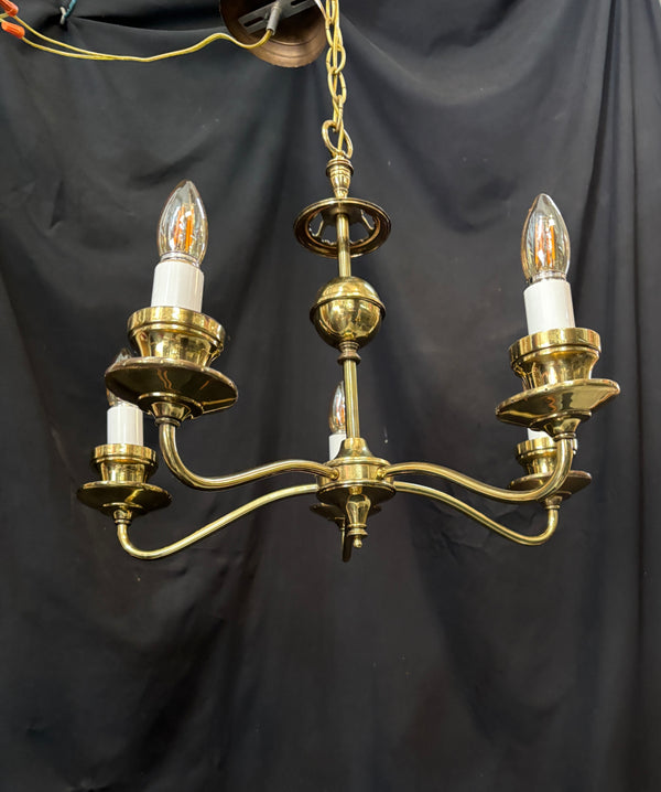 Brass 5-Light Chandelier GA21191