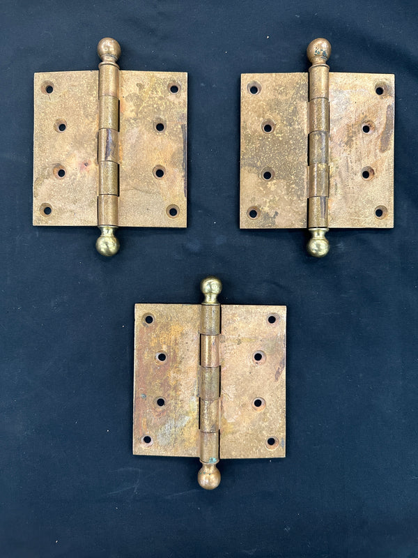 Brass Ball-Tip Door Hinges GA20285