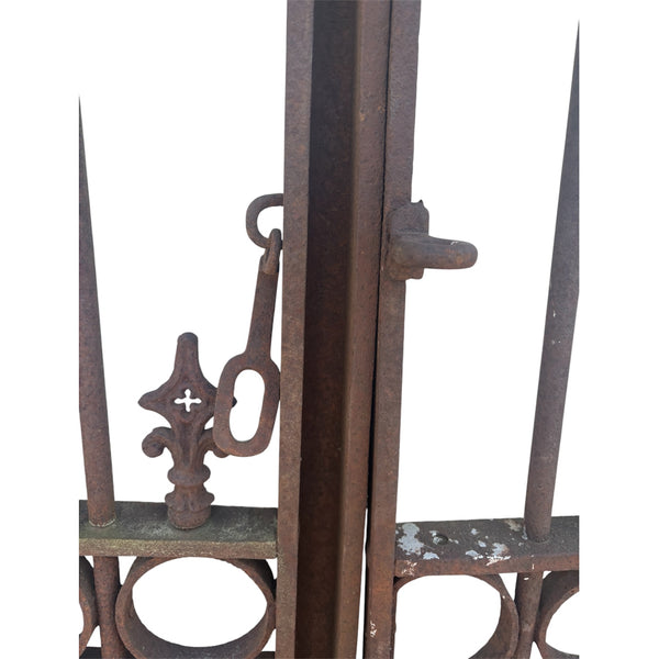 Pair of Antique Wrought Iron Driveway Gates GA21147
