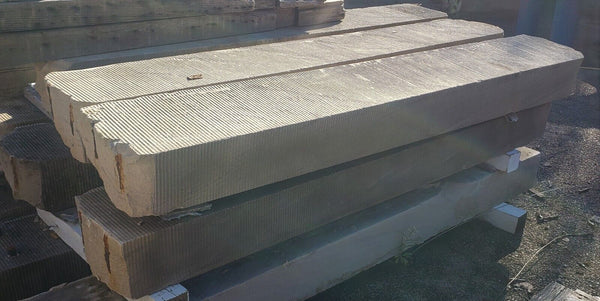 7 Foot Sandstone Steps Salvaged from Valentine Museum in Richmond VA GS00730