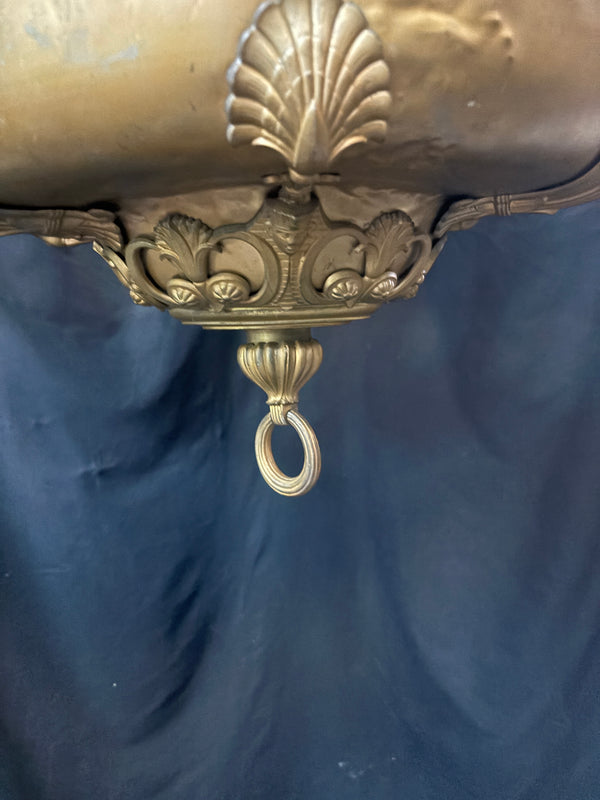 Brass Coated 9-Light Chandelier GA21270