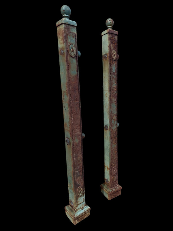 Vintage Cast Iron Post - 2 Available - GA21052