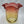 Load image into Gallery viewer, Large Antique Ruffled Yellow &amp; Cranberry Lamp Shade
