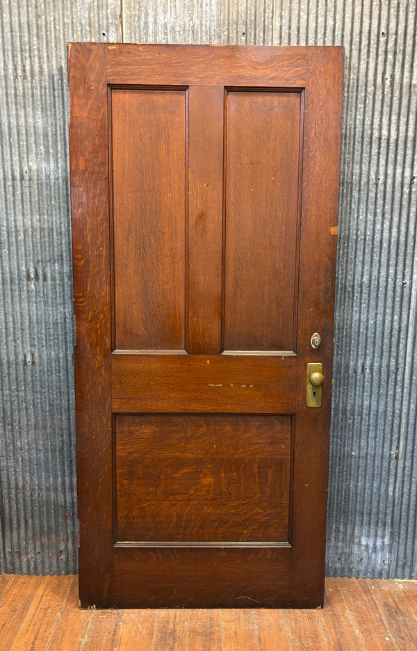 3-Panel Wooden Door GA21475