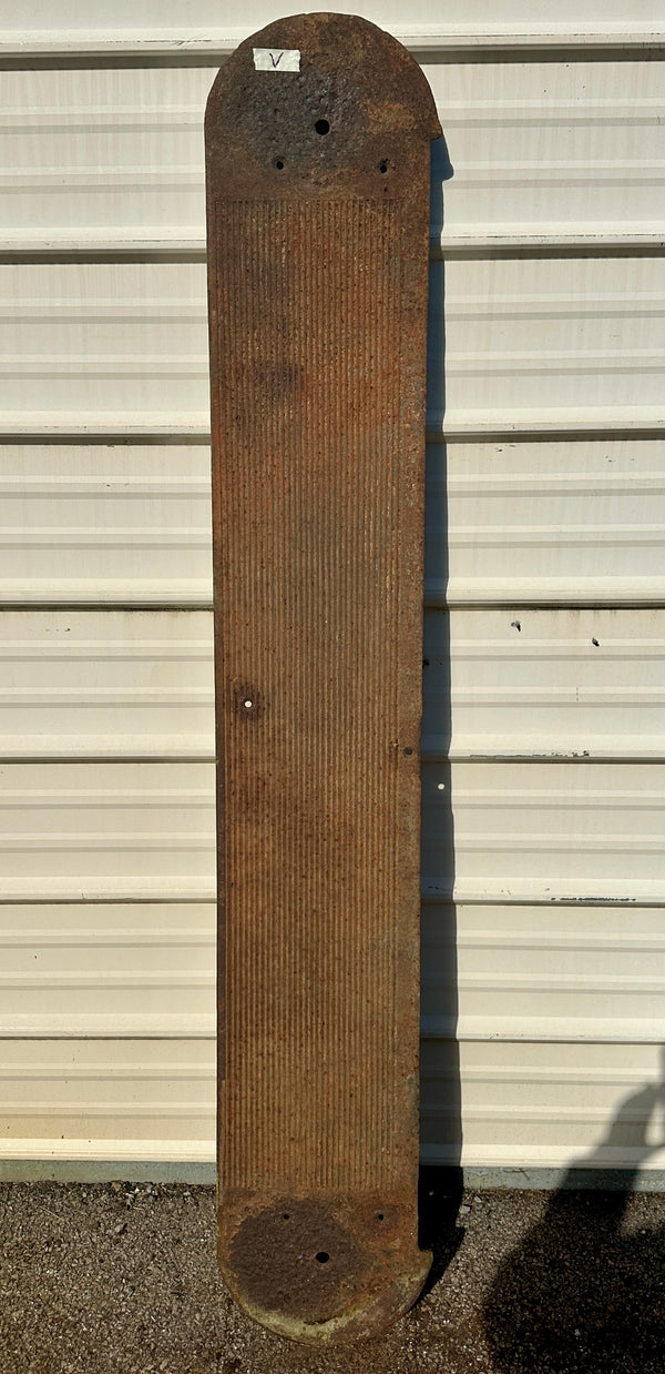 Single, Curved 5+ Ft Long Cast Iron Stair Tread GA20837