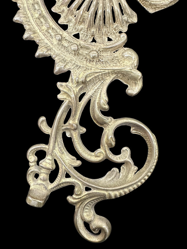 Pair of Antique Brass Chandelier Arms GA20709