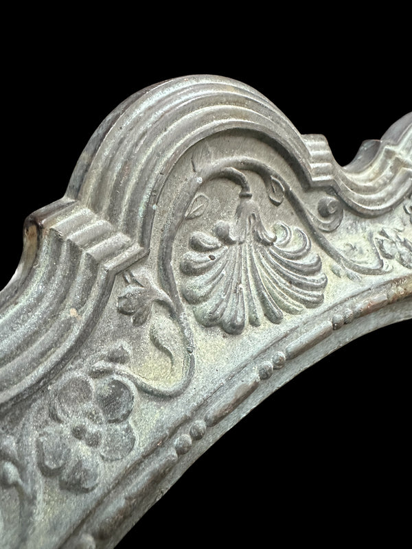 Antique Bronze Chandelier Ceiling Medallion w/ Original Patina GA20715