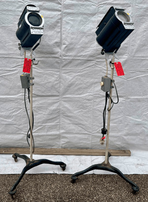 1920's JW Beattie Hollywood Hi-Lite Stage/Studio Light Pair GA10188