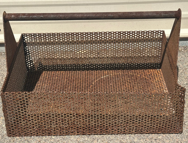 Industrial Wire Mesh Basket w/ Handle GA20903