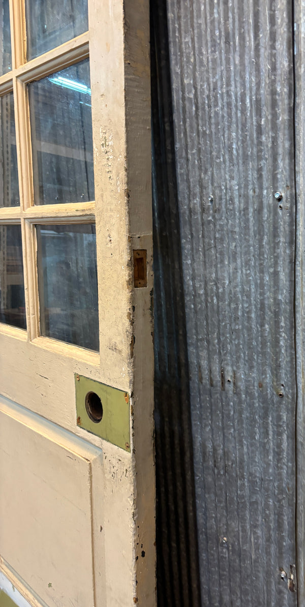 Pair of Wooden 6-Lite Doors GA21545