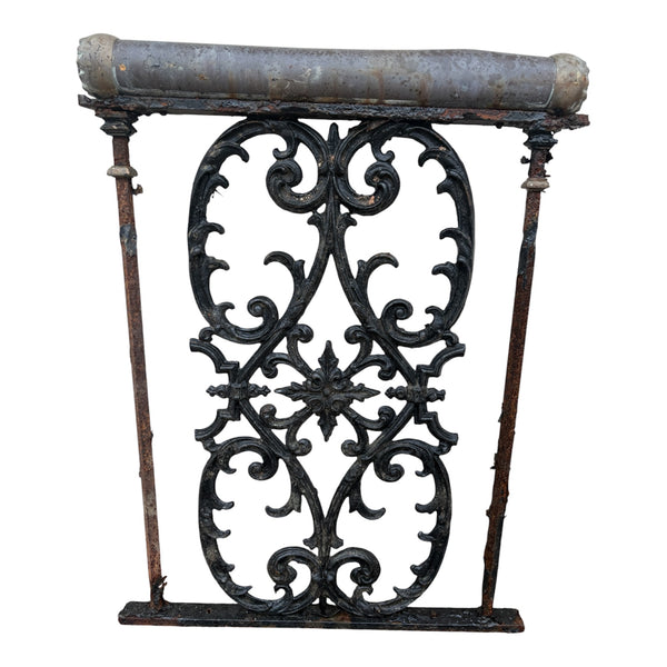 5 feet of Decorative Cast Iron Victorian Fence Panels GA21126