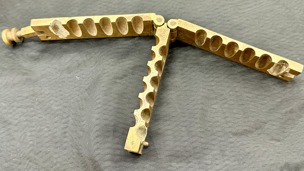 Rare Civil War Era Brass Medical Suppository Maker Mold GA20543