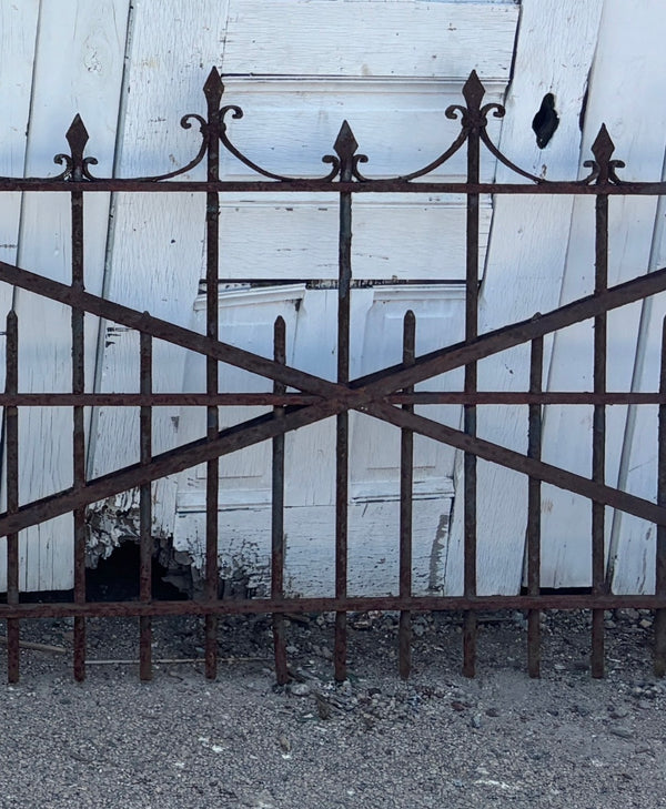 11 Feet of Wrought Iron Victorian Gates GA21245
