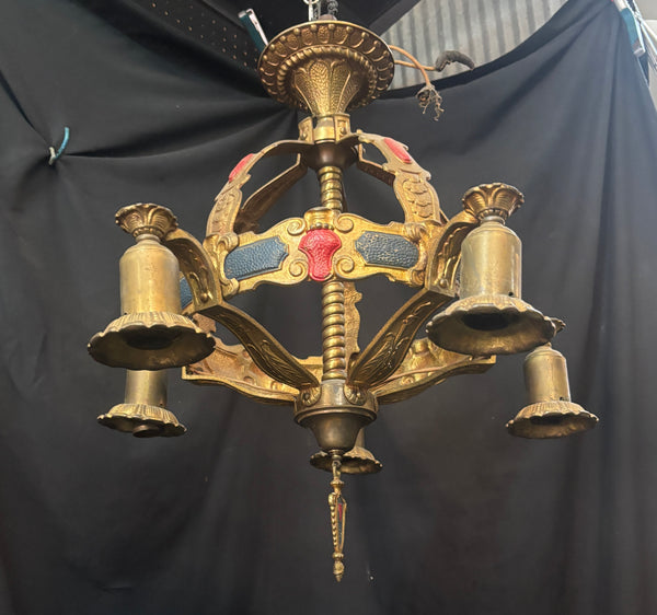 Brass 5-Light Chandelier GA21325